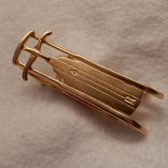 Vintage Carolee Sled Brooch - Picture 1 of 4